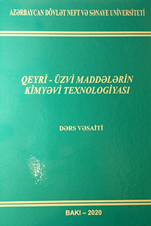Qeyri-Üzvi Maddələrin Kimyəvi Texnologiyasi. Dərs Vəsaiti